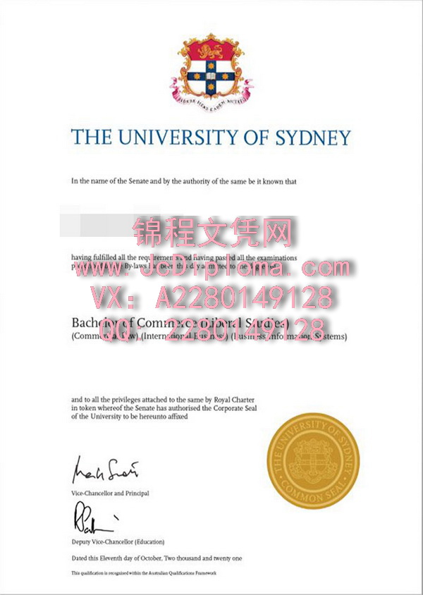 悉尼大学学士文凭样本|购买悉尼大学毕业证|悉尼大学文凭复刻