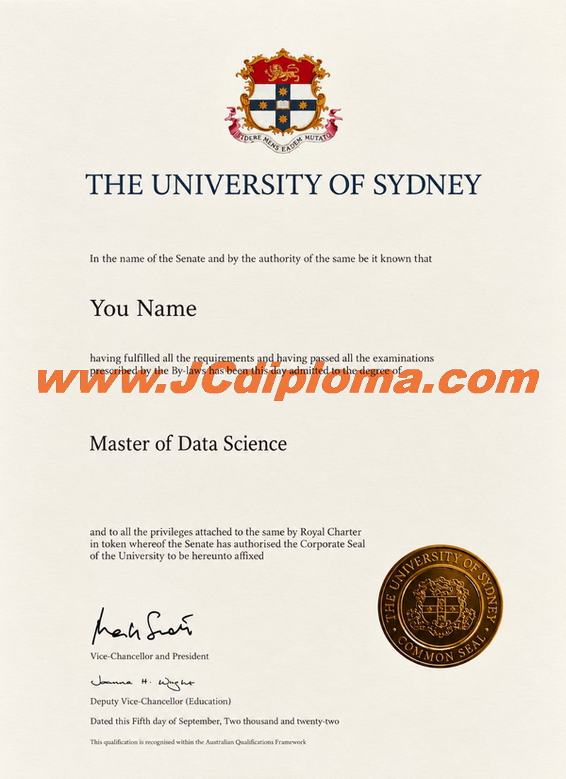 悉尼大学文凭定制样本The University of Sydney