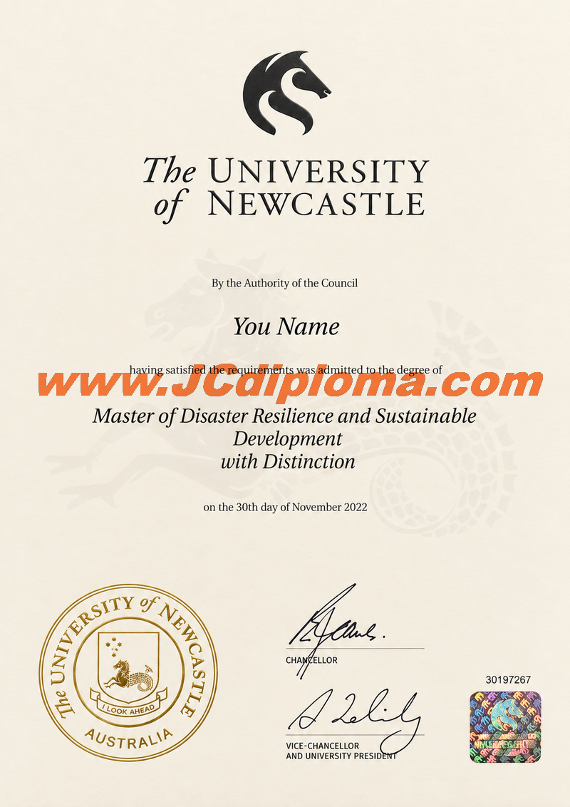 纽卡斯尔大学定制文凭样本University of Newcastle