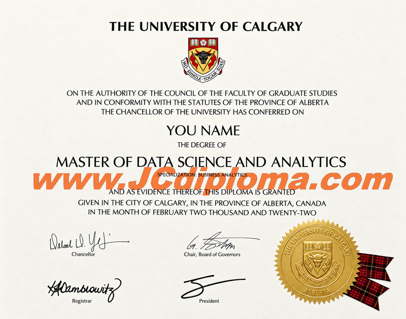 卡尔加里大学定制文凭样本University of Calgary