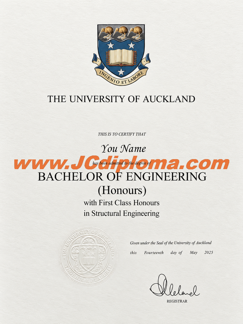 奥克兰大学文凭定制样本University of Auckland