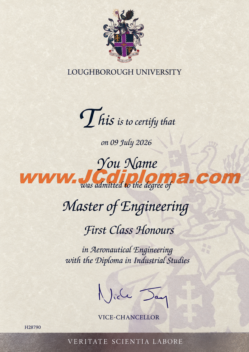 拉夫堡大学定制文凭样本Loughborough University